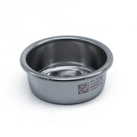 VST Precision Double Portafilter Basket - 22g - Ridged