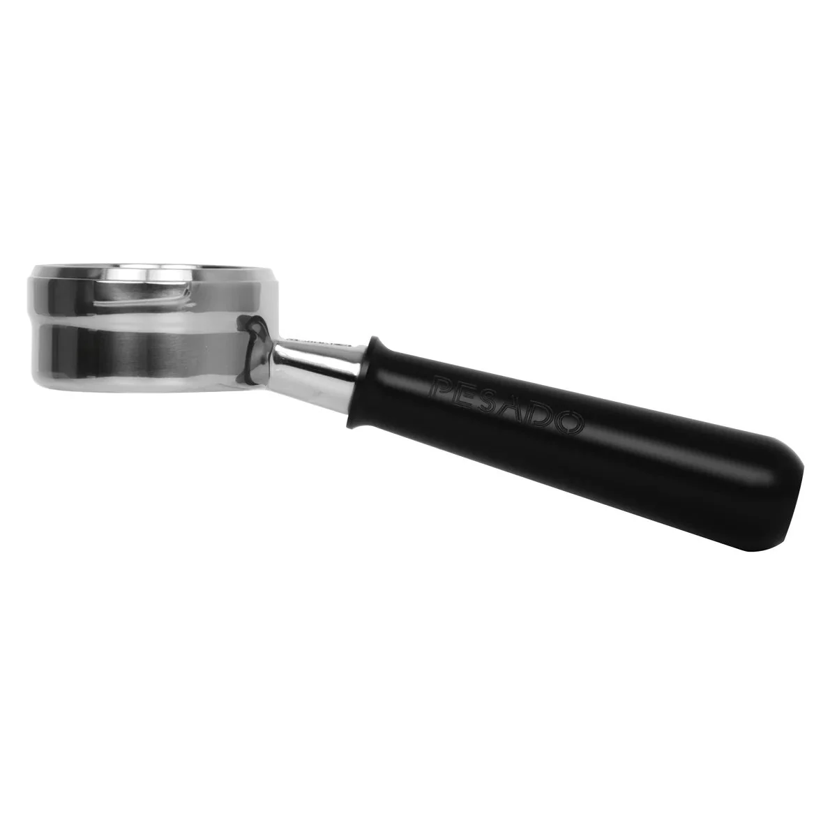 Pesado Stainless Steel Bottomless Hybrid Portafilter (Nuova Simonelli) - Black / Silver - Image 14