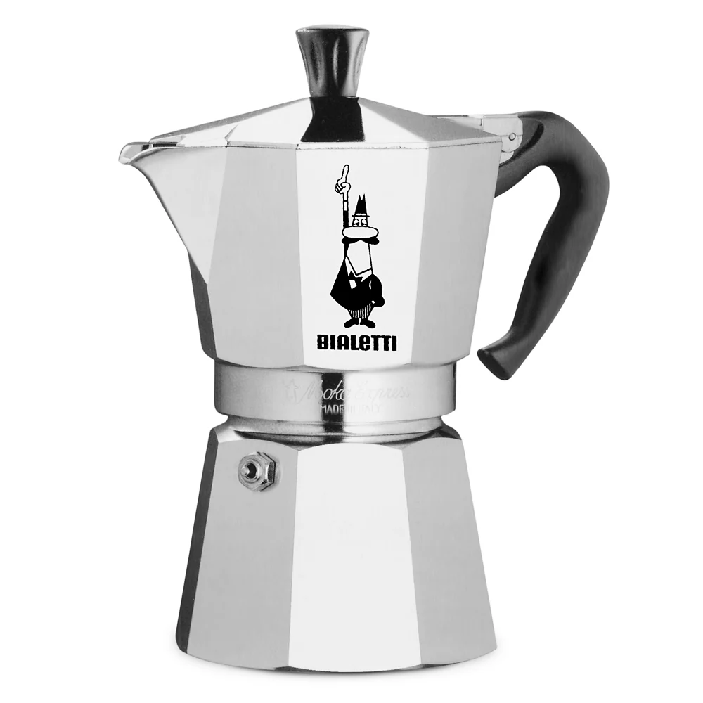 Bialetti Moka Express® Stovetop Espresso Maker - 6 cup (300ml) / Red - Image 2