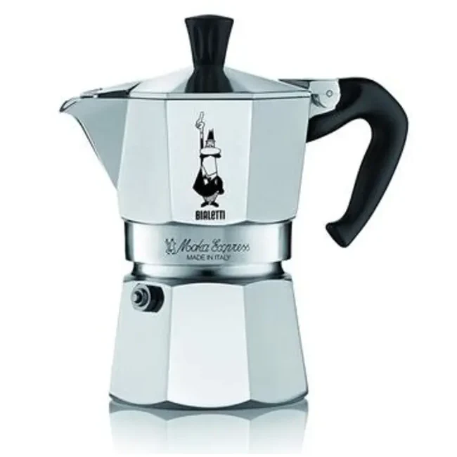 Bialetti Moka Express® Stovetop Espresso Maker - 6 cup (300ml) / Red