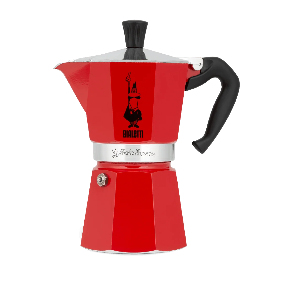 Bialetti Moka Express® Stovetop Espresso Maker - 6 cup (300ml) / Red - Image 6