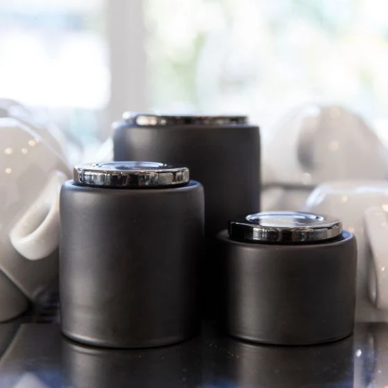 Fellow Monty Double Walled Ceramic Cup - Matte Black / Graphite / 4.5oz (133ml) - Image 3