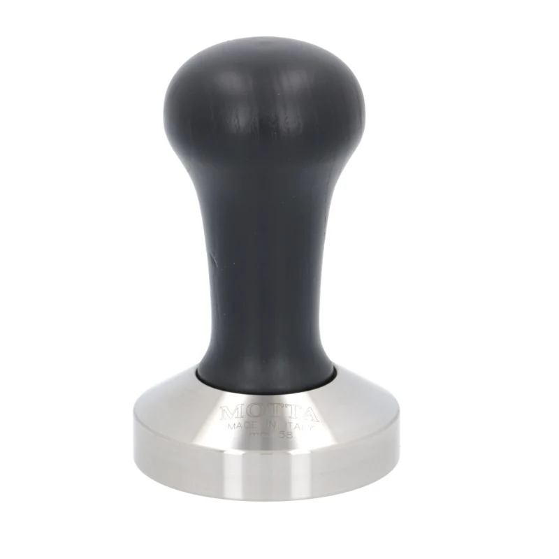 Motta Wooden Coffee Tamper - 51mm / Flat / Dark Wood - Image 4