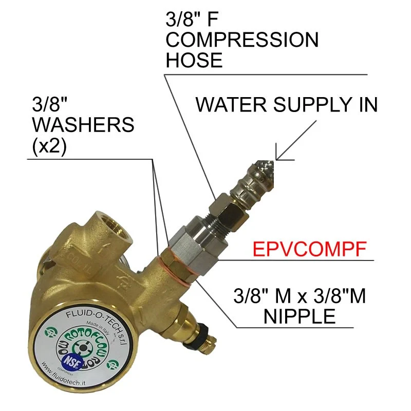 3/8 BSP Female x 3/8 Compression Male - Image 2