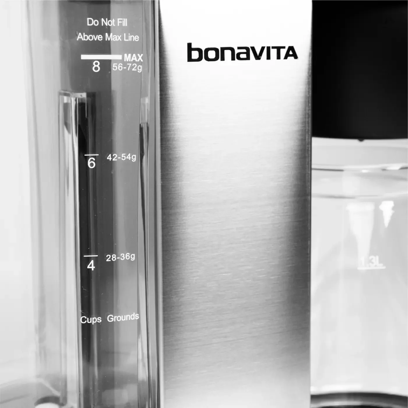 Bonavita Enthusiast 8-Cup Drip Coffee Brewer with Glass Carafe - Matte Black - Image 5