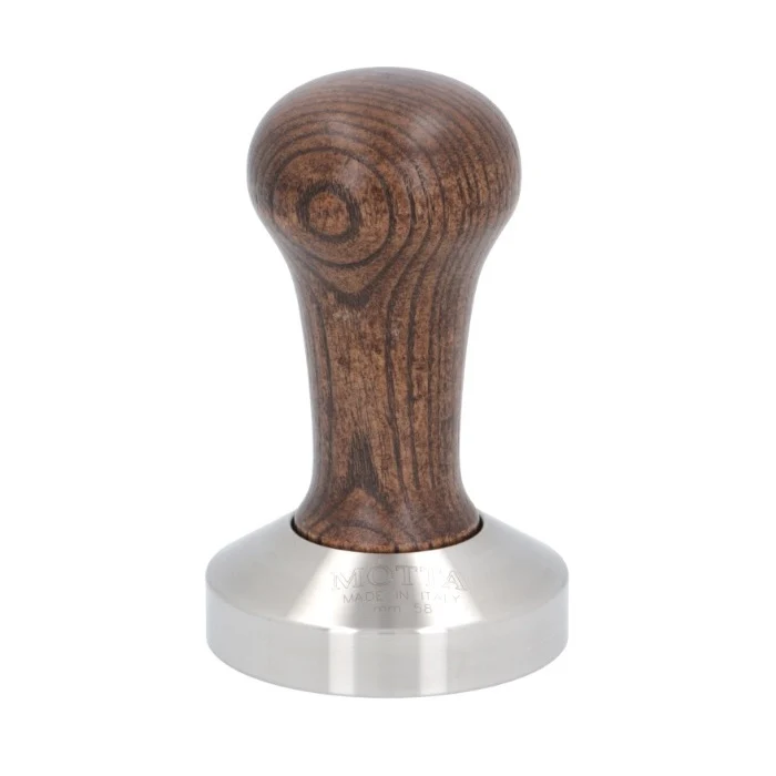 Motta Wooden Coffee Tamper - 51mm / Flat / Dark Wood