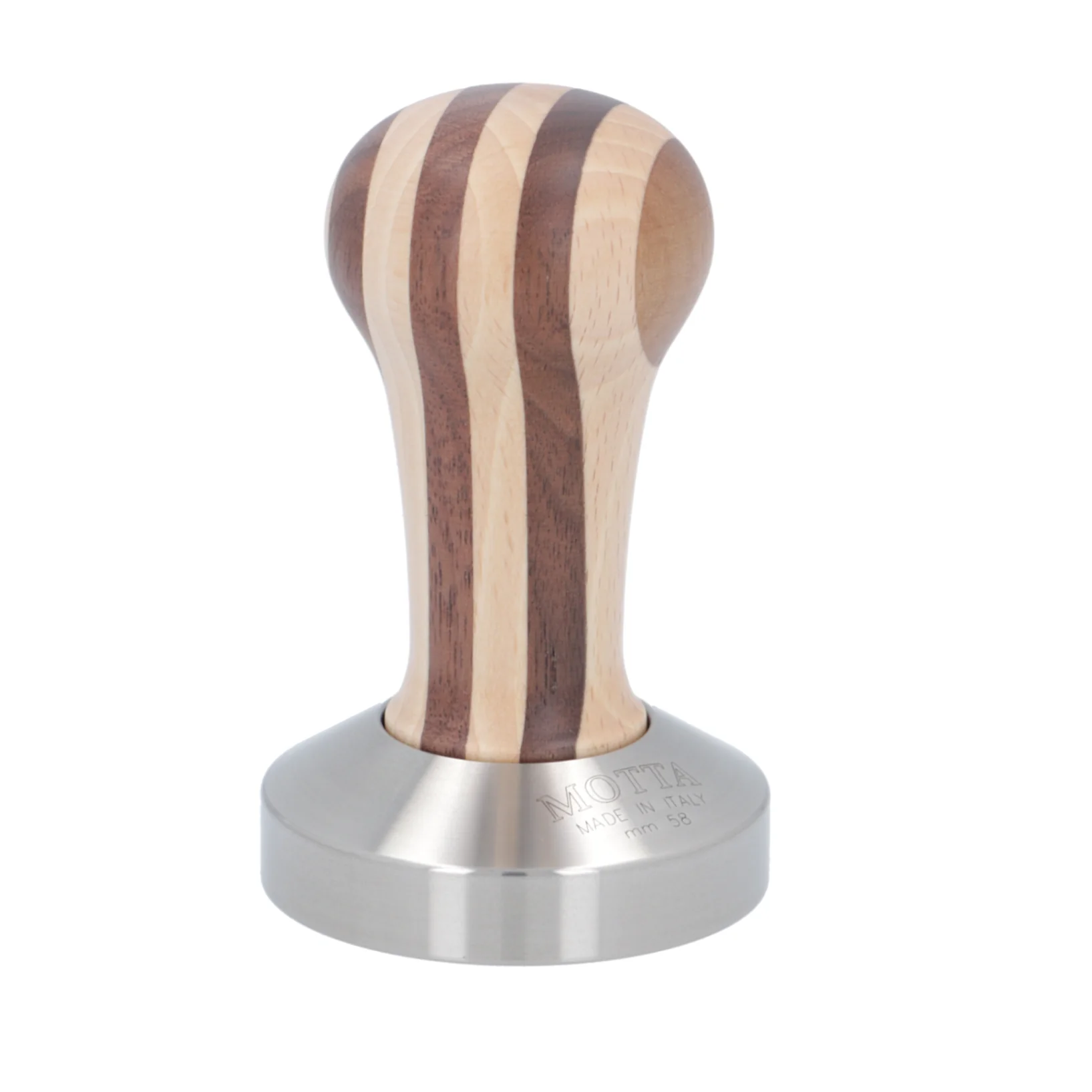 Motta Wooden Coffee Tamper - 51mm / Flat / Dark Wood - Image 7