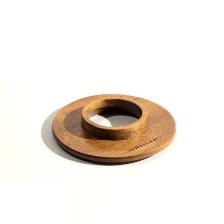 Origami Dripper Acacia Wood Base - Image 2