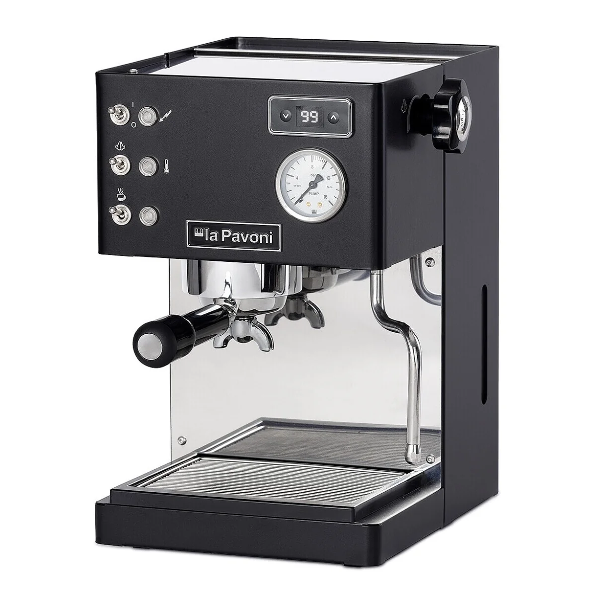 La Pavoni New Casabar PID Espresso Machine - Black - Image 4