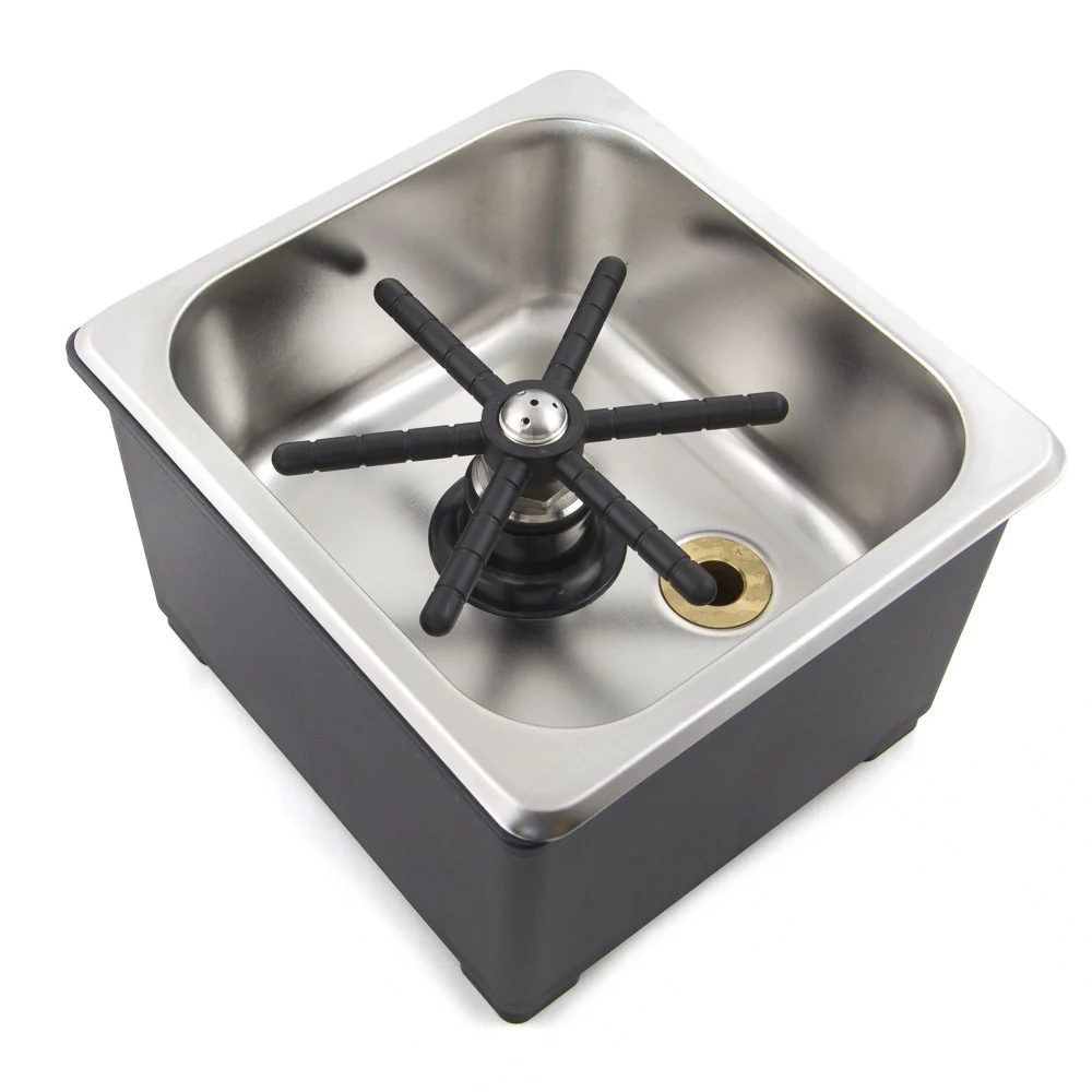 Espresso Parts Counter Top Rinser 6"x6"x2" Pan Size - Image 2