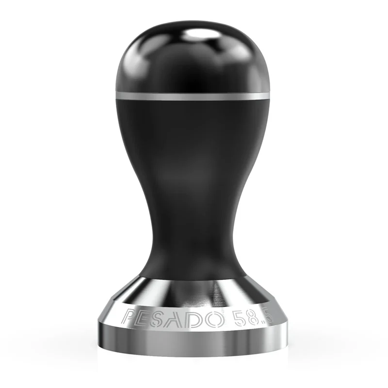Pesado Tamper (Breville 54mm) - Black / Silver