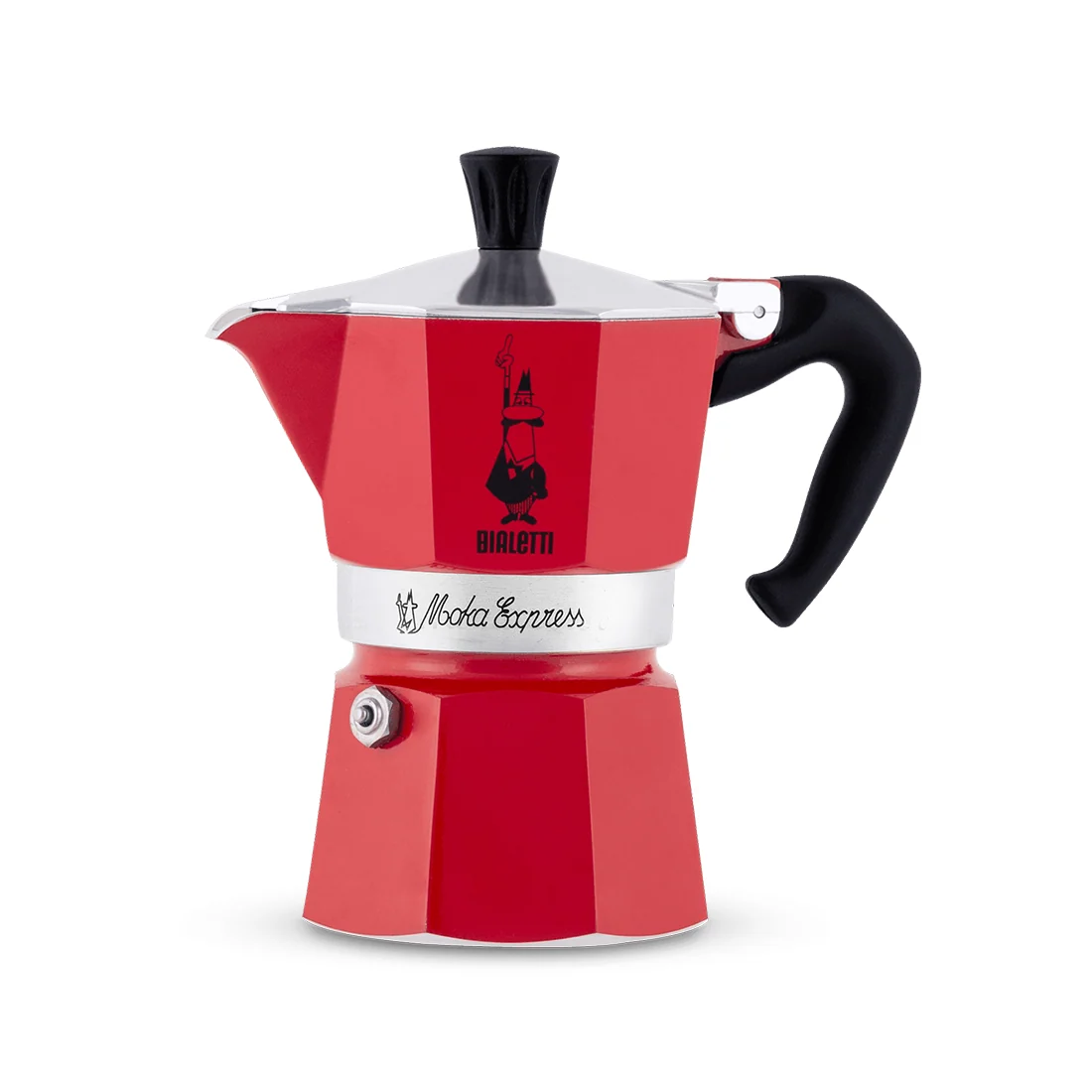 Bialetti Moka Express® Stovetop Espresso Maker - 6 cup (300ml) / Red - Image 5