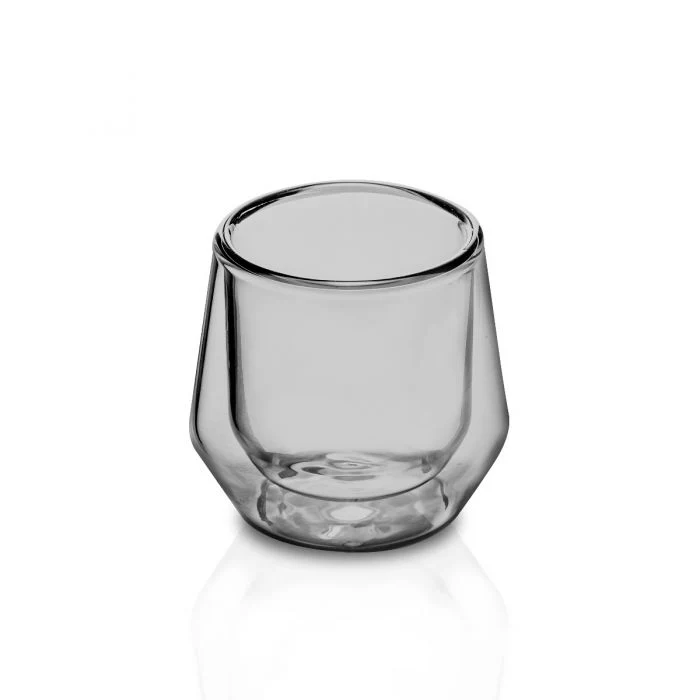 Hearth Double Wall 2.5oz (75ml) Glass - Set of 2 - Clear - Image 2